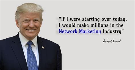 donald trump and network marketing